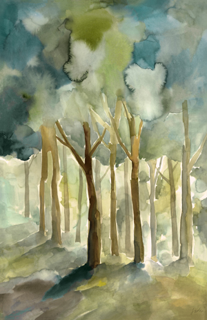 Sunshine Through a Forest IV