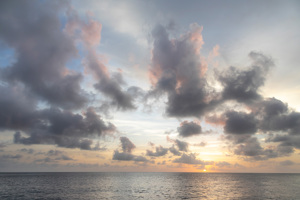 Caribbean Sea Sunset