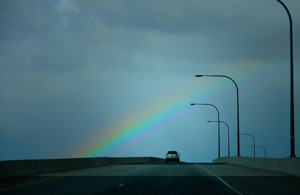 Rainbow Over the Parkway