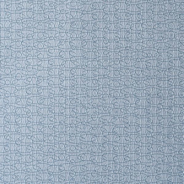 Vinyl Wall Covering Len-Tex Contract Interlock Blue Pearl