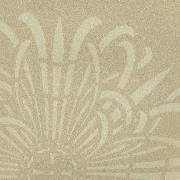 Vinyl Wall Covering Len-Tex Contract Indulgence Chrysanthemum Irish Cream