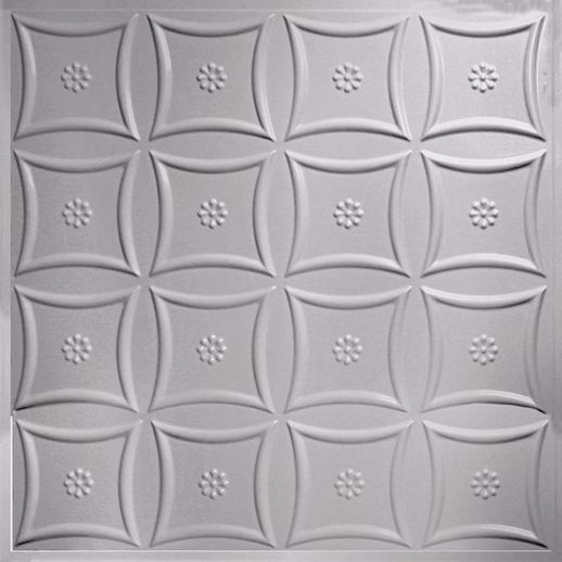  Dimension Ceilings Starburst Ceiling Metallic Silver