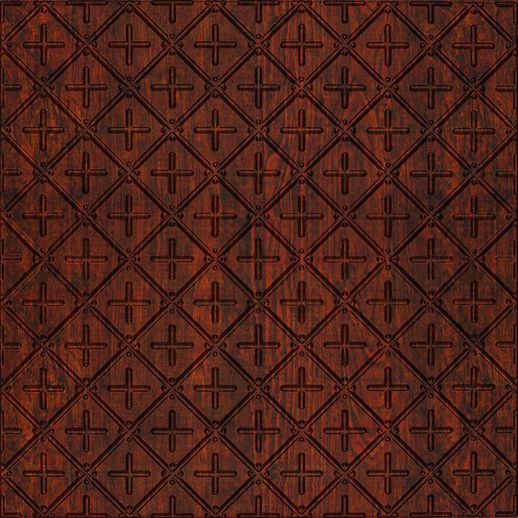  Dimension Ceilings Square Button Ceiling Walnut