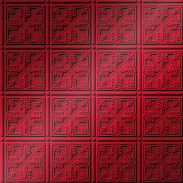 Vinyl Wall Covering Dimension Ceilings Maze Ceiling Metallic Red