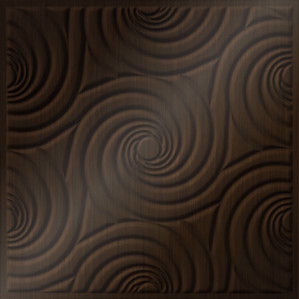 Vinyl Wall Covering Dimension Ceilings Bouquet Ceiling Rubbed Bronze