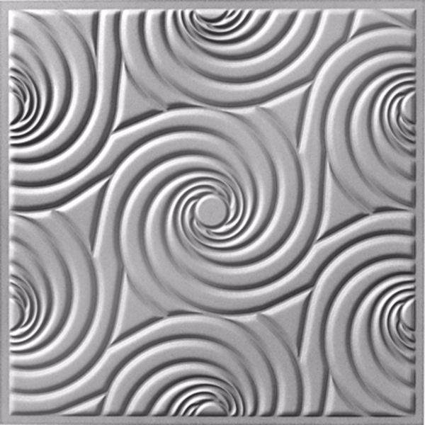 Vinyl Wall Covering Dimension Ceilings Bouquet Ceiling White/Paintable