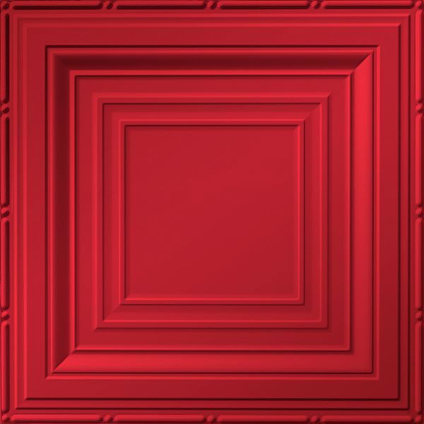 Vinyl Wall Covering Dimension Ceilings Inside Angles Ceiling Metallic Red