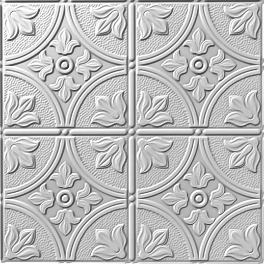  Dimension Ceilings Flower Garden Ceiling Metallic Silver