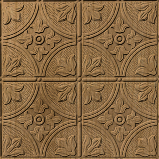  Dimension Ceilings Flower Garden Ceiling Stained Ash