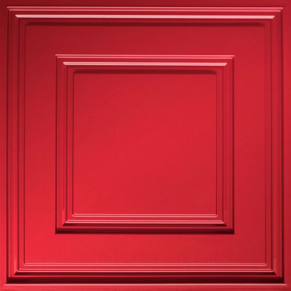 Vinyl Wall Covering Dimension Ceilings Cubed Ceiling Metallic Red