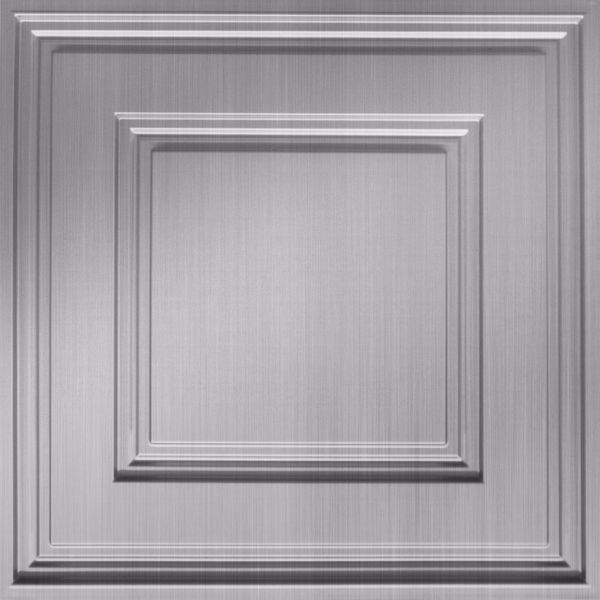Vinyl Wall Covering Dimension Ceilings Cubed Ceiling Brushed Aluminum