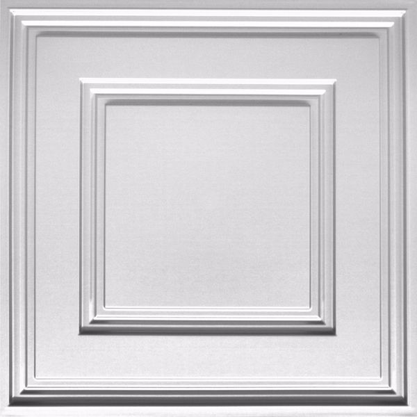 Vinyl Wall Covering Dimension Ceilings Cubed Ceiling White/Paintable