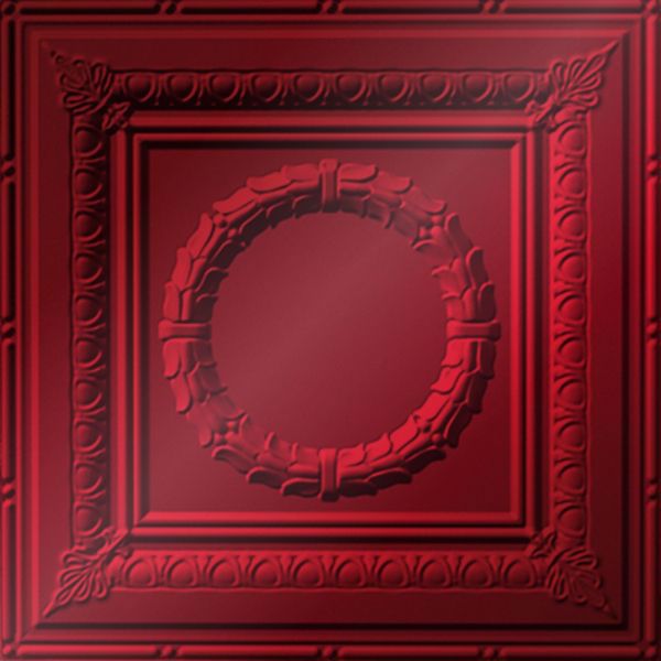 Vinyl Wall Covering Dimension Ceilings Caesar Ceiling Metallic Red