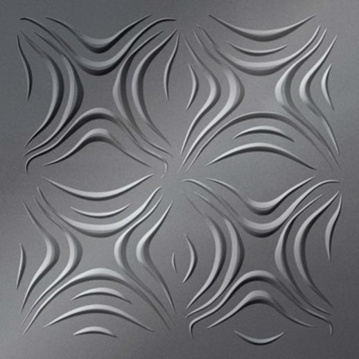  Dimension Ceilings Blossom Ceiling Metallic Silver