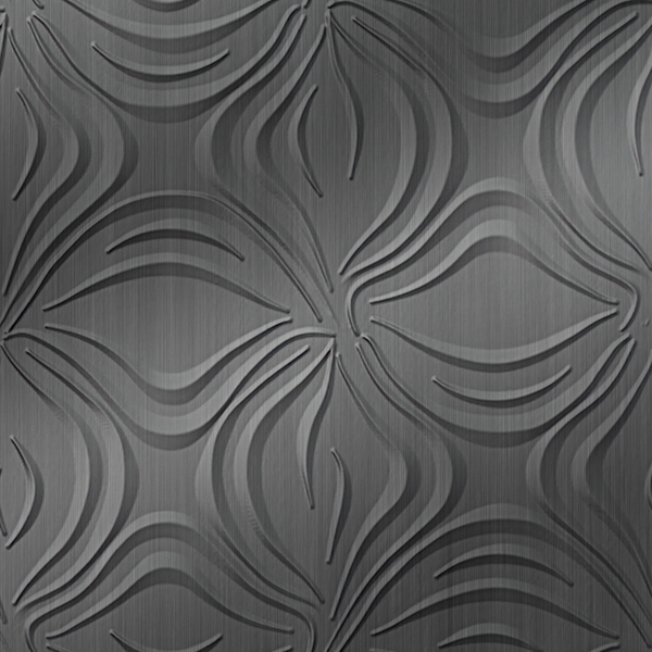 Vinyl Wall Covering Dimension Ceilings Blossom Ceiling Brushed Stainless