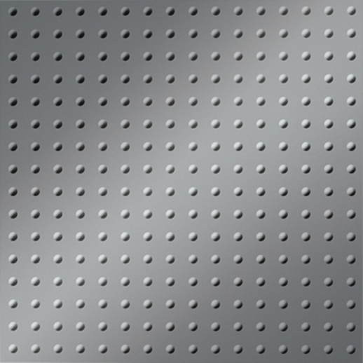  Dimension Ceilings Small Rivet Ceiling Metallic Silver