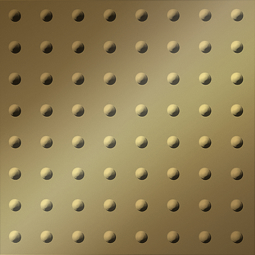  Dimension Ceilings Rivet Ceiling Metallic Gold