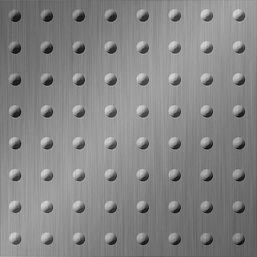  Dimension Ceilings Rivet Ceiling Brushed Aluminum