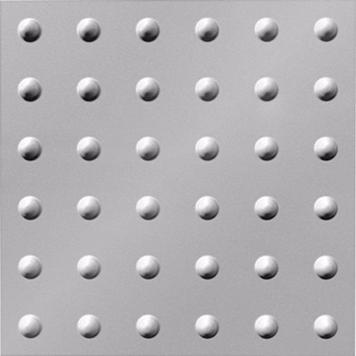  Dimension Ceilings Large Rivet Ceiling White/Paintable