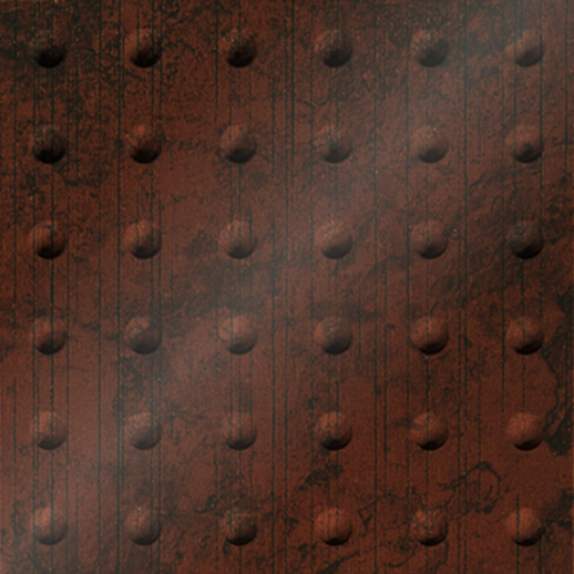  Dimension Ceilings Large Rivet Ceiling Moonstone Copper