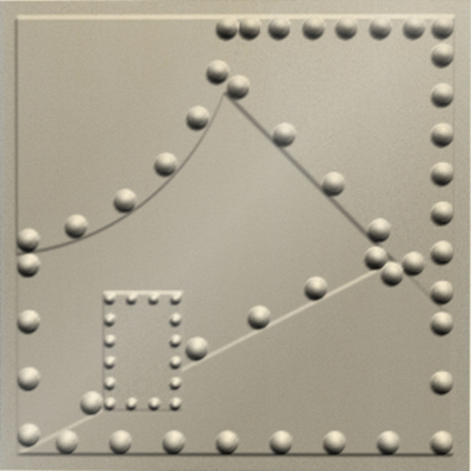  Dimension Ceilings Alloy Ceiling Off White