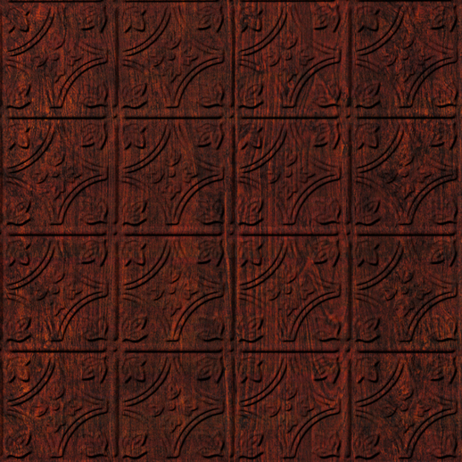  Dimension Ceilings Kaleidoscope Ceiling Burgundy Grain