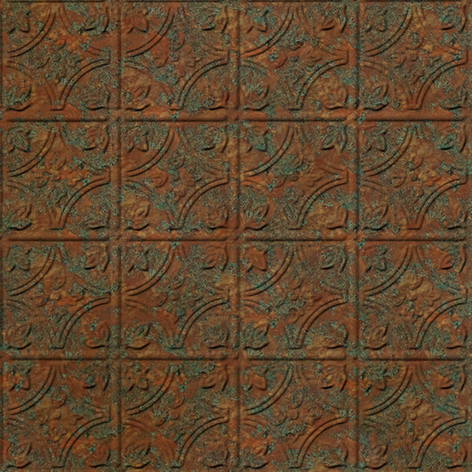  Dimension Ceilings Kaleidoscope Ceiling Copper Patina