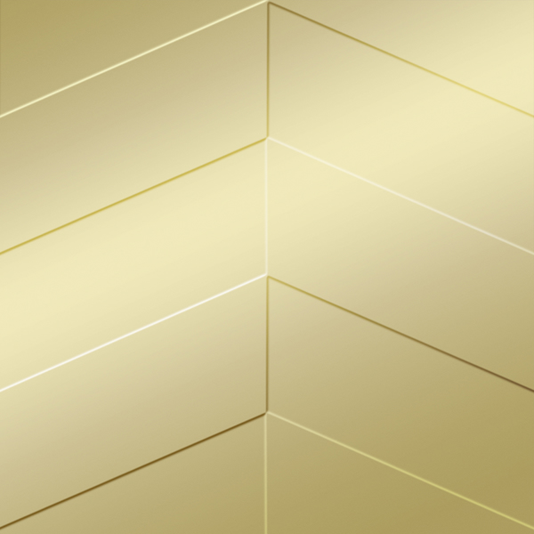 Vinyl Wall Covering Dimension Ceilings Chevron Metallic Gold