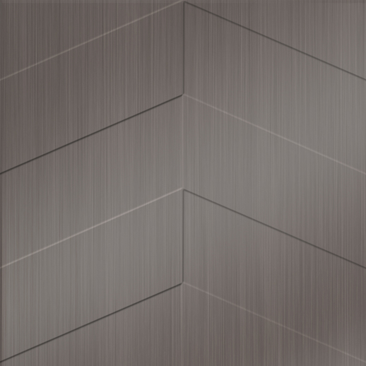  Dimension Ceilings Chevron Brushed Nickel