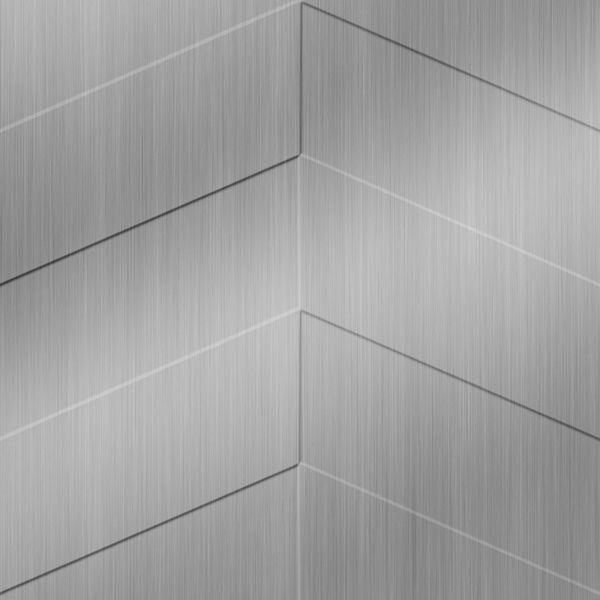Vinyl Wall Covering Dimension Ceilings Chevron Brushed Stainless