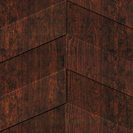  Dimension Ceilings Chevron Burgundy Grain