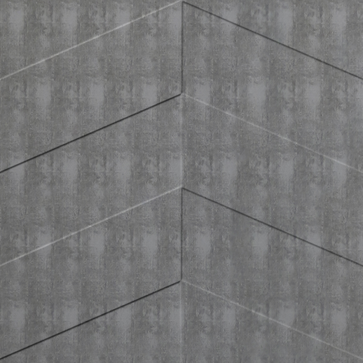  Dimension Ceilings Chevron Etched Silver