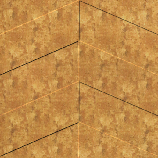  Dimension Ceilings Chevron Aged Gold