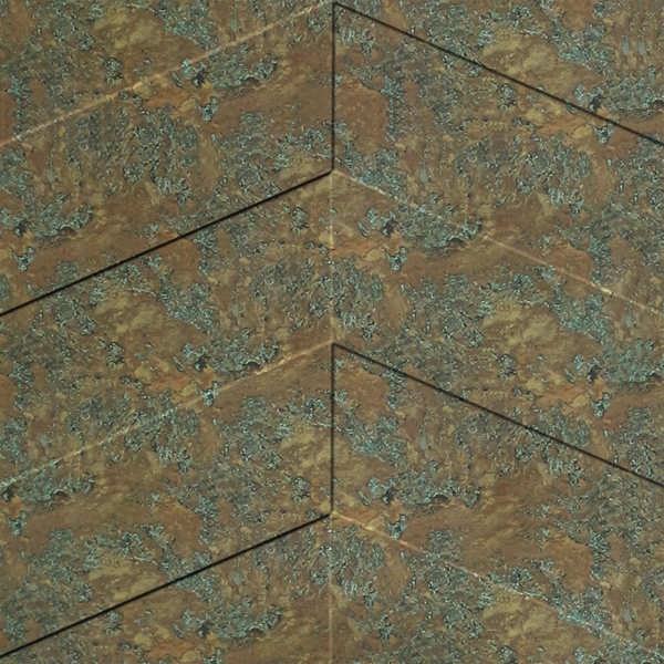 Vinyl Wall Covering Dimension Ceilings Chevron Copper Patina