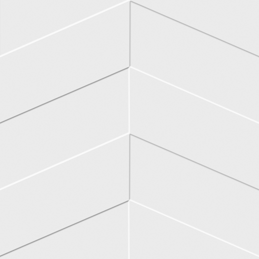  Dimension Ceilings Chevron Matte White