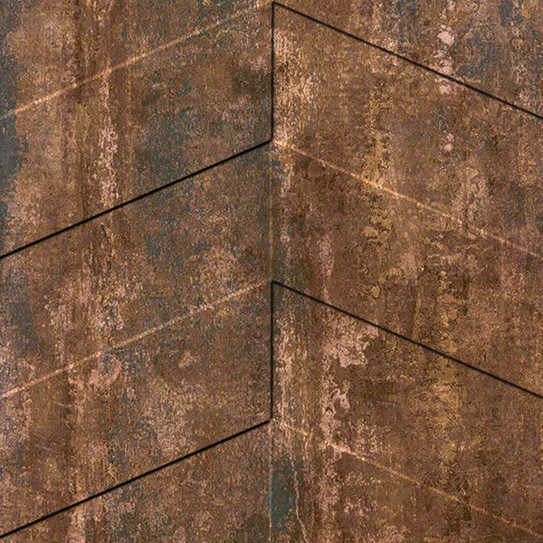 Vinyl Wall Covering Dimension Ceilings Chevron Abstract Copper