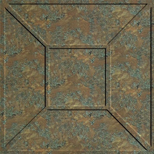  Dimension Ceilings Montserrat Copper Patina