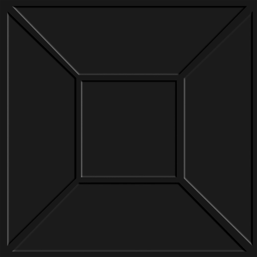  Dimension Ceilings Montserrat Matte Black