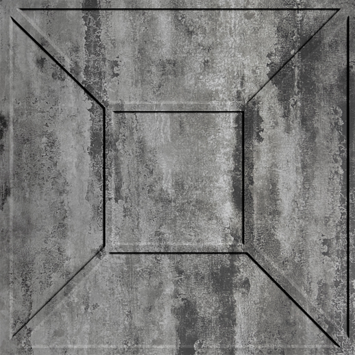  Dimension Ceilings Montserrat Abstract Silver