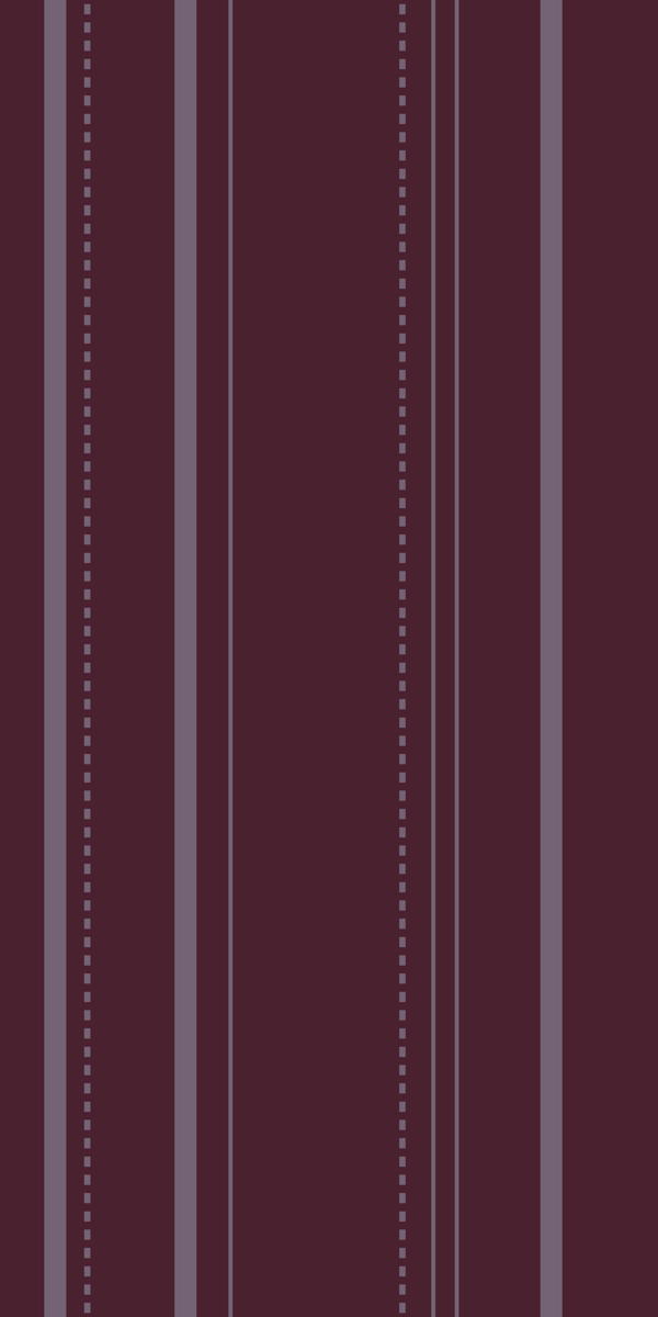 Digital Curated Matte Awning Stripe Berry