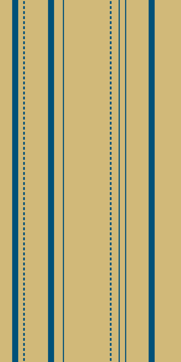 Digital Curated Matte Awning Stripe Buff Blue