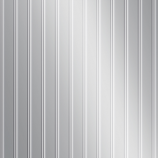  Dimension Walls Bead Board Metallic Silver