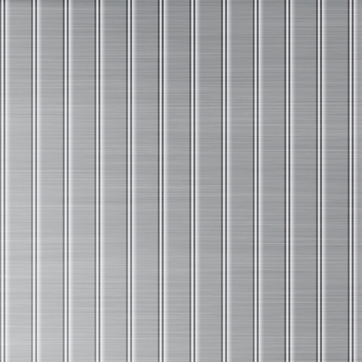  Dimension Walls Bead Board Brushed Aluminum