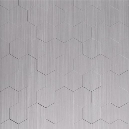  Dimension Walls Honeycomb Brushed Aluminum