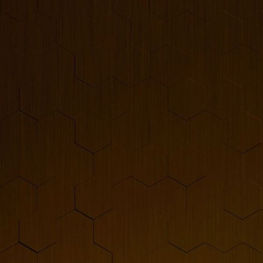  Dimension Walls Honeycomb Rubbed Bronze