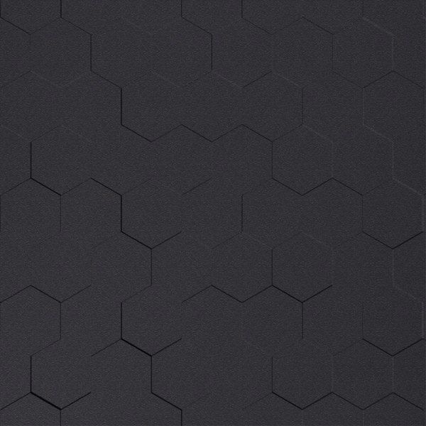 Vinyl Wall Covering Dimension Walls Honeycomb Eccoflex Black