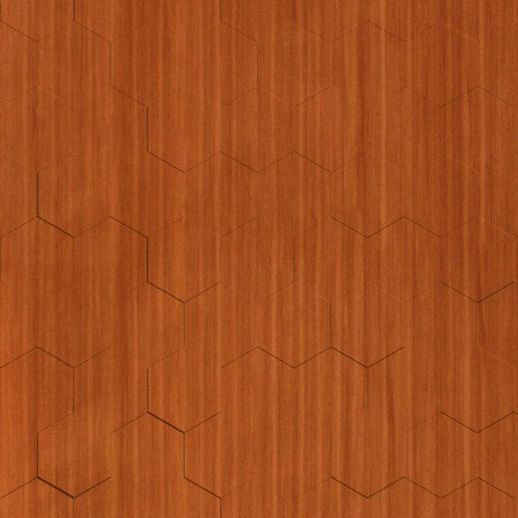  Dimension Walls Honeycomb Pearwood