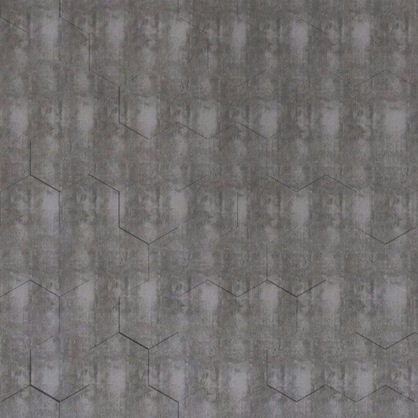 Vinyl Wall Covering Dimension Walls Honeycomb Etched Silver