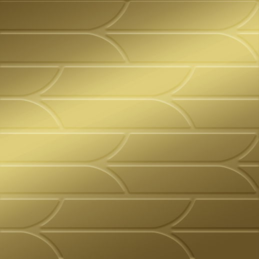  Dimension Walls New Deco Metallic Gold