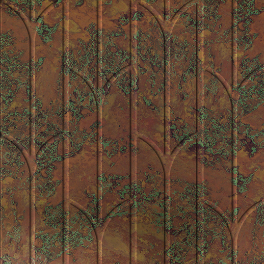  Dimension Walls New Deco Copper Patina